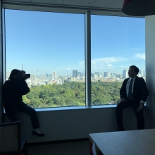 雑誌「ダ・ヴィンチ」取材の様子