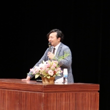 福井県鯖江市今村翔吾歴史講演会