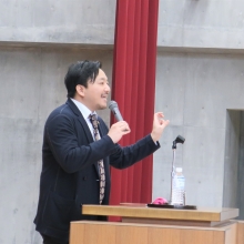 明倫学園 開校一周年記念事業 『夢は必ずかなう 地域や人との絆を通して』