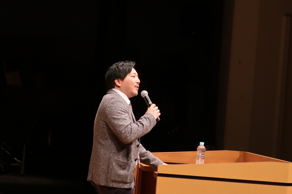 ２月４日（土）今村翔吾講演会「塞王の楯」ゆかりの大津を語る 写真1