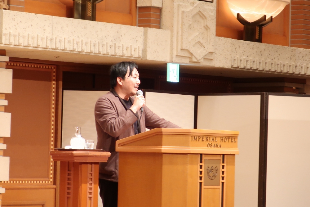 1月31日(水)毎日新聞講演会を行いました 写真1